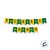 Faixa Decorativa - "Vai Brasil" Bandeirola Verde e Amarelo - Copa do Mundo - 120x15,5cm - 1 unidade - Regina - Rizzo - Imagem 2