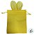 Saco de Páscoa com Orelha - Amarelo -13x12cm - 1 unidade - Rizzo - Imagem 2