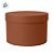 Caixa Acrílica Redonda - Marrom Russet - 20cm - 1 unidade - Rizzo - Imagem 2