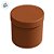 Caixa Acrílica Redonda - Marrom Russet - 15cm - 1 unidade - Rizzo - Imagem 2