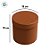 Caixa Acrílica Redonda - Marrom Russet - 15cm - 1 unidade - Rizzo - Imagem 3