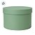 Caixa de Acrílico Redonda - Verde Eucalipto - 20cm - 1 unidade - Rizzo - Imagem 2