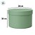 Caixa de Acrílico Redonda - Verde Eucalipto - 20cm - 1 unidade - Rizzo - Imagem 3