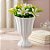 Vaso Decorativo - Slim - Branco- 17cm - 1 unidade - Rizzo - Imagem 1