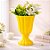 Vaso Decorativo - Slim - Amarelo - 17cm - 1 unidade - Rizzo - Imagem 1