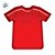 Bandeja Decorativa - Camisa De Futebol - Vermelha - 22,5cm - 1 unidade - Rizzo - Imagem 2
