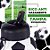 Garrafa de Silicone Dobrável - Bola de Futebol - 550ml - 1 unidade - Rizzo - Imagem 2