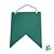Bandeirola Verde Pequena Em MDF De Festa Junina - 20x17cm - 1 unidade - Rizzo - Imagem 2