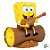 Caixa de Som Bluetooth - Bob Esponja - 14x15cm - 1 unidade - Zonacriativa - Rizzo - Imagem 2