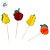 Pick Decorativo Para Doces - Frutas - 11,5cm - 12 unidades - Rizzo - Imagem 2