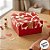 Mini Caixa Quadrada com Tampa - Season Love - 6,5x6,5x3,5cm - 10 unidades - Cromus - Rizzo - Imagem 1