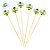 Pick Decorativo Para Doce - Abelha - 15cm  - 20 unidades - Rizzo - Imagem 2