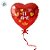 Balão de Festa Microfoil Coração - Vermelho e Amarelo - Te Amo - 25cm - 50 unidades - Rizzo - Imagem 2