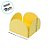 Forminhas Para Doces 4 Pétalas - Amarelo - 3,3x2,3cm - 50 unidades - Rizzo - Imagem 3