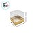 Caixa Mini Bolo PP (4cm x 4cm x 4cm) Ouro Texturizada - 5 unidades - Assk - Rizzo - Imagem 3