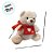 Urso de Pelúcia com Cartinha de Amor - Branco - 23x26x18cm - 1 unidade - Rizzo - Imagem 3