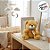 Urso de Pelúcia com Laço - Bege Claro - 17x21x12cm - 1 unidade - Rizzo - Imagem 4