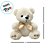 Urso de Pelúcia com Laço - Branco - 17x21x12cm - 1 unidade - Rizzo - Imagem 3