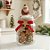 Pote Decorativo de Vidro de Natal - Papai Noel - 15x9cm - 300mL - 1 unidade - Rizzo - Imagem 1