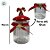 Pote Decorativo de Vidro de Natal - Doce - 14,5x9cm - 300mL - 1 unidade - Rizzo - Imagem 3