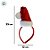 Tiara de Natal - Toca De Natal -  Vermelho e Branco - 25cm - 1 unidade - Rizzo - Imagem 3