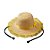 Chapéu de Palha de Renda com Trança - Amarelo - 19x30cm - 1 unidade - Rizzo - Imagem 2
