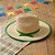 Chapéu de Palha Cowboy - Verde - 34x13,5cm - 1 unidade - Rizzo - Imagem 1