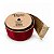 Fita Aramada Decorativa de Natal - Vermelho Escuro com Verso Dourado - 6,3cm x 9,14m - 1 unidade - Rizzo - Imagem 3