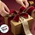 Fita Aramada Decorativa de Natal - Vermelho Escuro com Verso Dourado - 6,3cm x 9,14m - 1 unidade - Rizzo - Imagem 4
