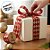 Fita Aramada Decorativa de Natal - Losango Vermelho e Dourado - 6,3cm x 9,14m - 1 unidade - Rizzo - Imagem 4