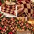 Fita Aramada Decorativa de Natal - Losango Vinho e Dourado - 6,3cm x 9,14m - 1 unidade - Rizzo - Imagem 4