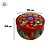Vela Aromática - Lata Metalizada Mandala - Vermelho Colorido - 6cm - 1 unidade - Rizzo - Imagem 3