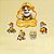 Topo de Bolo - Rubble - Patrulha Canina - 5 unidades - Regina - Rizzo - Imagem 1