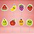 Pick Decorativo Para Doces - Frutinhas - 5x12cm - 8 unidades - Regina - Rizzo - Imagem 1