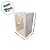 Sacola de Papel com visor PVC 35x25x18cm - Branca - 1 unidade - Rizzo - Imagem 3