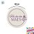 Adesivo Redondo Transparente Feliz Dia Das Mães -  Ref.2520 -  Hot Stamping - 4cm - 20 unidades - Stickr - Rizzo - Imagem 3