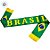Faixa Decorativa de Tecido - Brasil - Copa do Mundo - 1,30m - 1 unidade - Rizzo - Imagem 2