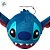 Pelúcia Stitch de Apertar - 7cm - 1 unidade - Disney Original - Rizzo - Imagem 2