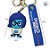 Chaveiro 3D Tristeza - Divertidamente 2 - 7cm - 1 unidade - Disney Original - Rizzo - Imagem 3