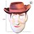 Máscara de EVA - Woody - Toy Story - 1 unidade - Disney Original - Rizzo - Imagem 3