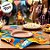 Guardanapo Chita Azul com Flores Amarelas - 40x40cm - 4 unidades - Rizzo - Imagem 2