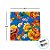 Guardanapo Chita Azul com Flores Amarelas - 40x40cm - 4 unidades - Rizzo - Imagem 4