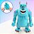 Brinquedo de Esticar - Sulley - Monstros S.A - 16cm - Disney Original - 1 unidade - Toyng - Rizzo - Imagem 1
