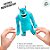 Brinquedo de Esticar - Sulley - Monstros S.A - 16cm - Disney Original - 1 unidade - Toyng - Rizzo - Imagem 2