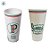 Copo de Plástico -  Palmeiras -  Palestra Italia - Branco - 700mL - 1 unidade - Plasútil - Rizzo - Imagem 2