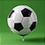 Balão de Festa 32" 80cm - Órbita 4D Bola de Futebol - 1 unidade - Partiu Festa - Rizzo - Imagem 1