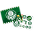 Kit Decorativo Festa Festa Palmeiras - Festcolor - Rizzo Festas - Imagem 1