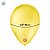 Balão de Festa 6,5" Basic - Amarelo  - 30 unidades - São Roque - Rizzo - Imagem 3