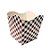 Cachepot  - Xadrez Marrom - 7,3x10cm - 6 unidades - Rizzo - Imagem 2