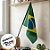 Bandeira do Brasil Haste - 60x50cm - 1 unidade - Rizzo - Imagem 3
